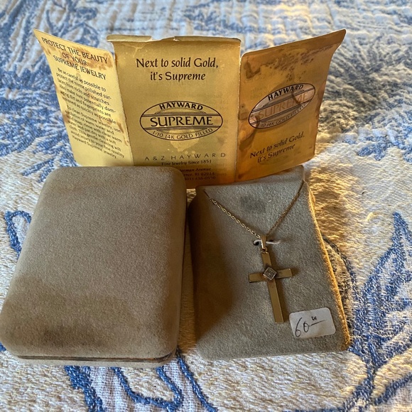 A&Z Hayward I Cross Necklace I 1/10 14K GF - Picture 13 of 15